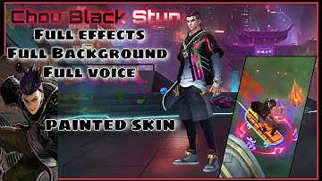 #Chou #Black Stun Painted script Full effect by YHA no pw