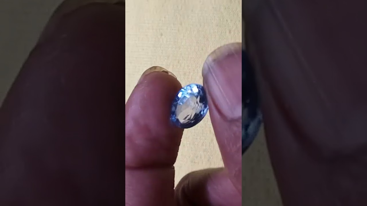 Antic  Natural, Original, Blue Sapphire of shani's Stone (Simulant of Diamond) 4.85 caret