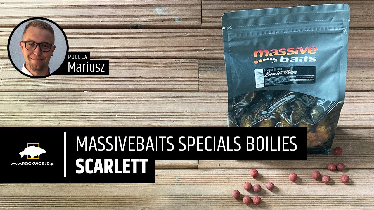 MassiveBaits Specials Boilies Scarlett - Kulki Proteinowe