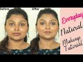 Tutorial  everyday natural fresh makeup for beginners in tamil  rose tamil beauty  makeup