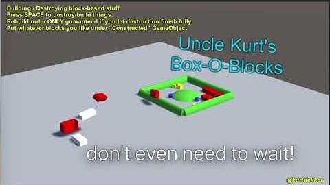 Block Building / Destruction in Unity3D