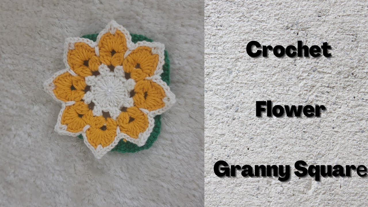 How To Crochet a Flower Granny Square in Easy Steps YouTube
