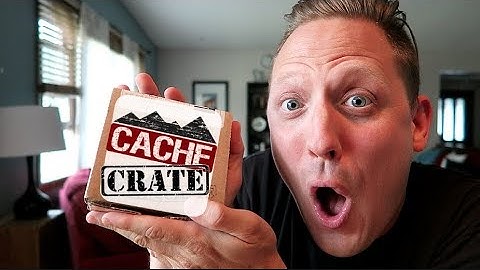 THIS CACHE CRATE IS ADORABLE! (Geocaching Unboxing Aug 2018)