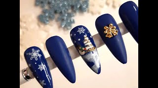 Nail Art - Temps des Fêtes ou Hiver