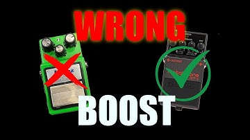 Overdrive vs Distortion as Boost: The REAL Difference