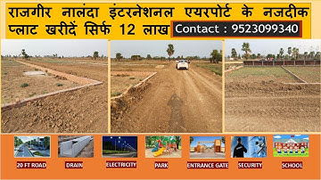 Residential Plot near Rajgir Nalanda International Airport only @ 12 lakh Contact 9523099340