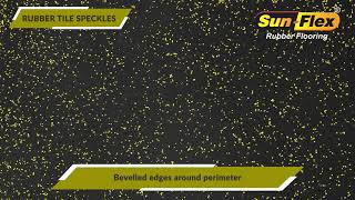 Rubber Tile Speckles | Size 1m x 1m by SUNFLEX RUBBER FLOORING 212 views 2 years ago 57 seconds