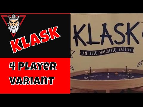 Klask 4 Player : An Epic Magnetic Battle - Awesome Game New!