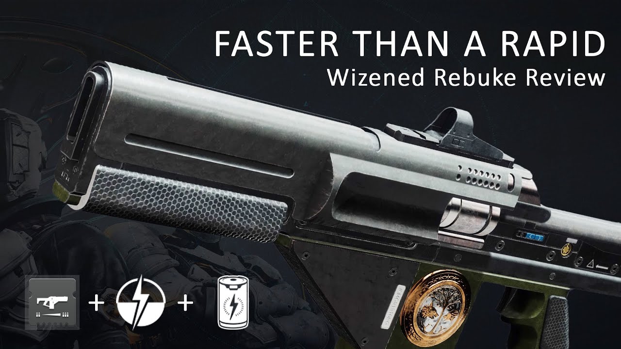 The Wizened Rebuke Iron Banner Fusion Rifle Review & Guide Destiny