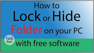 How to lock or hide a folder on your PC with free software #folderlock screenshot 2