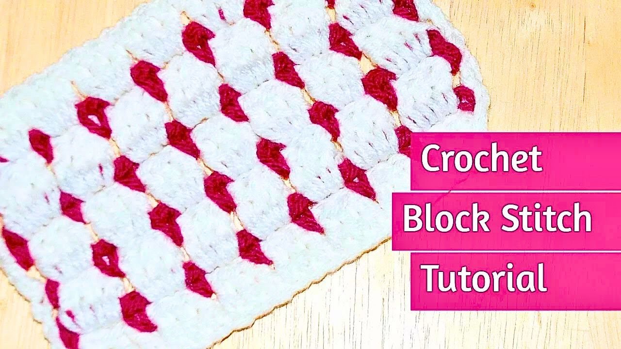 Block Stitch Crochet Pattern Simple Inspiration Design Block Stitch Crochet Pattern Simple Inspiration Design
