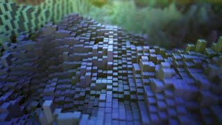 Blue Cubes Background Stock Motion Graphics