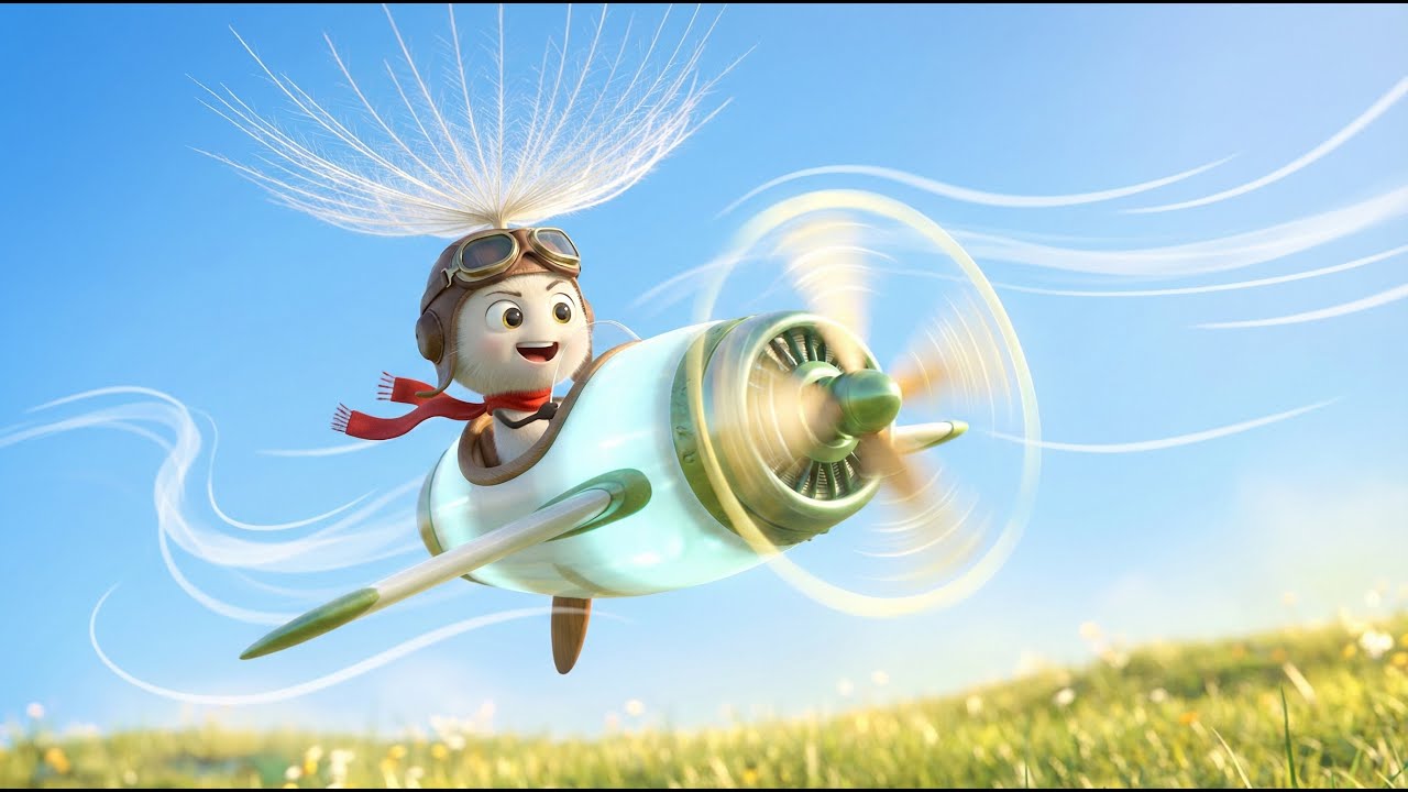 🌬️ Who is the Pilot of This Seed? (The Engineering Secret of the Dandelion)