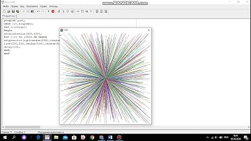 pascal abc рандомные линии,круги,прямоугольники в коротком виде