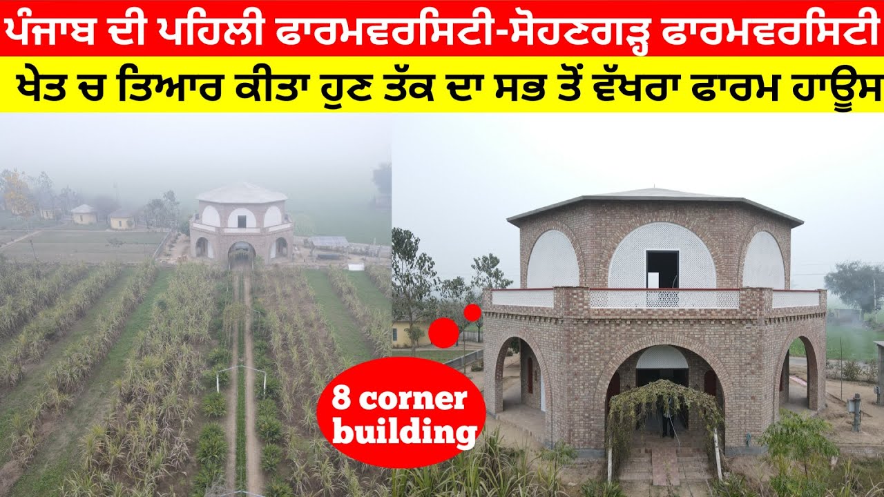 Unique 8 Corner Building In punjab | Unique Building Design