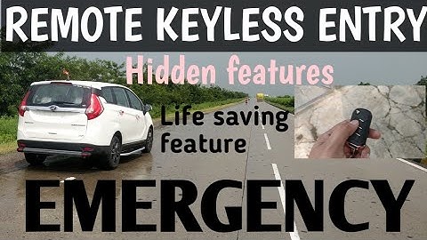 Remote keyless entry hidden features of NEW MAHINDRA MARAZZO BS6 M6+/M6(PLUS) 2020 / follow me home