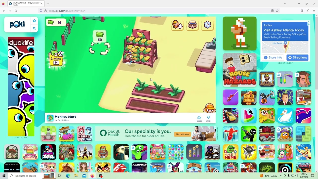 Monkey Mart 01 Ep.01 #monkeymart #gameplay #poki 