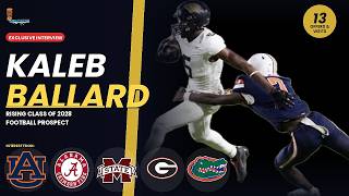 Auburn, Alabama & Georgia Are ALL After This Kid | Kaleb Ballard Exclusive Interview
