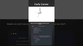 ✨ Curly cursor Animation
