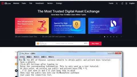 How to create API keys for zb exchange bitmoneytree setup guide