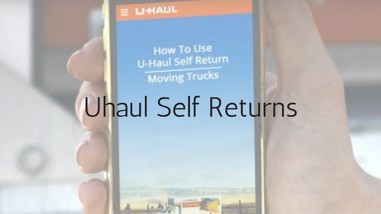 Uhaul return online