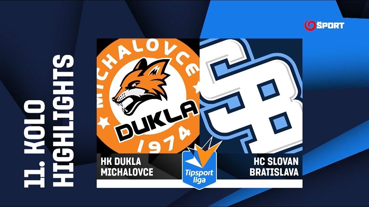 11. kolo: HK Dukla Ingema Michalovce - HC Slovan Bratislava 2:3 (1:0, 0:1, 1:2)