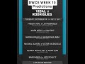 DWCS Week 10 Breakdown 🔥 Final Card of the Season
