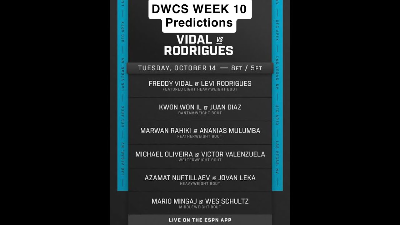 DWCS Week 10 Breakdown 🔥 Final Card of the Season