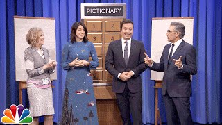 Pictionary with Shailene Woodley, Eugene Levy and Catherine O'Hara