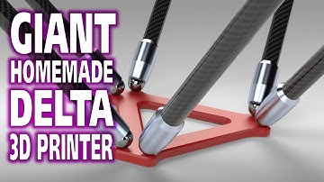 Giant Delta 3D Printer Buildvlog #5B Finishing Pushrods