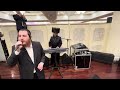 Chaim green doing a second dance with shaya austerliz on keys