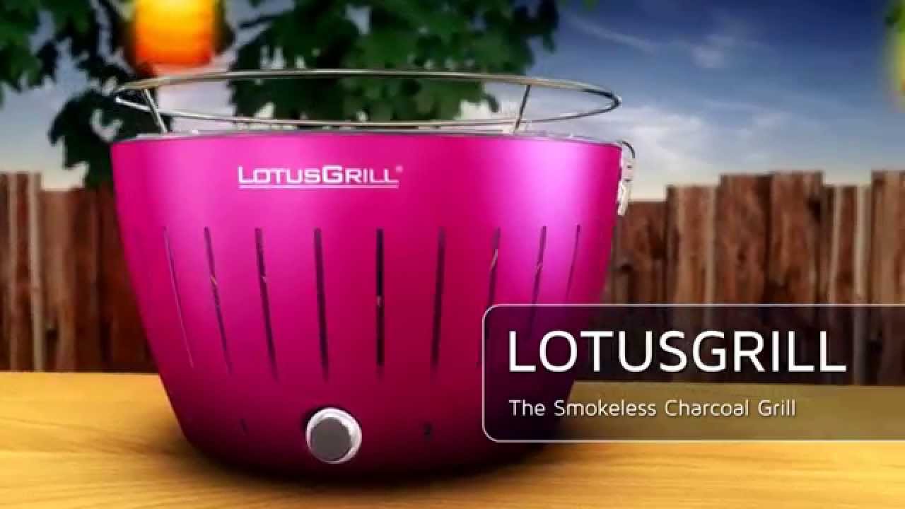 Lotusgrill Smokeless Charcoal Grill Bbq Youtube