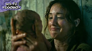 The Last Of Us 2023 The Infected Attack As Ellie Is Born