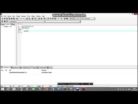 การเขียนโปรแกรม ภาษาC Dev-C++