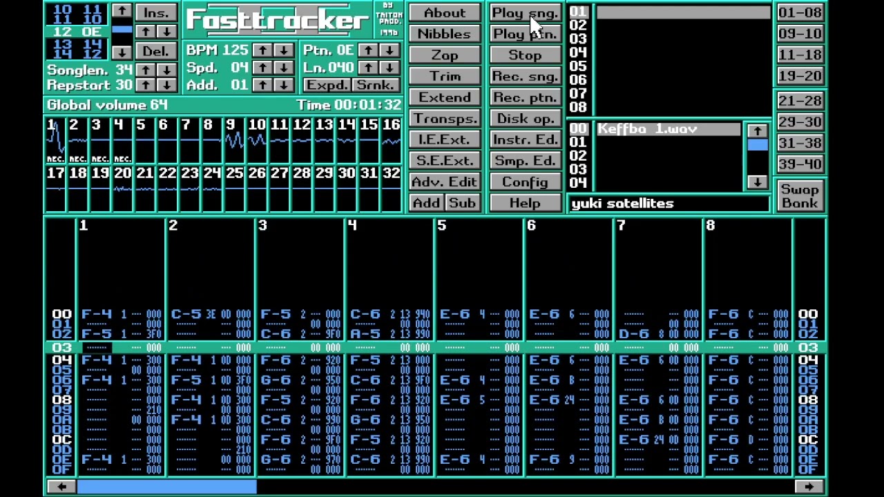 Fast Tracker Music: Yuki Satellites By Radix.