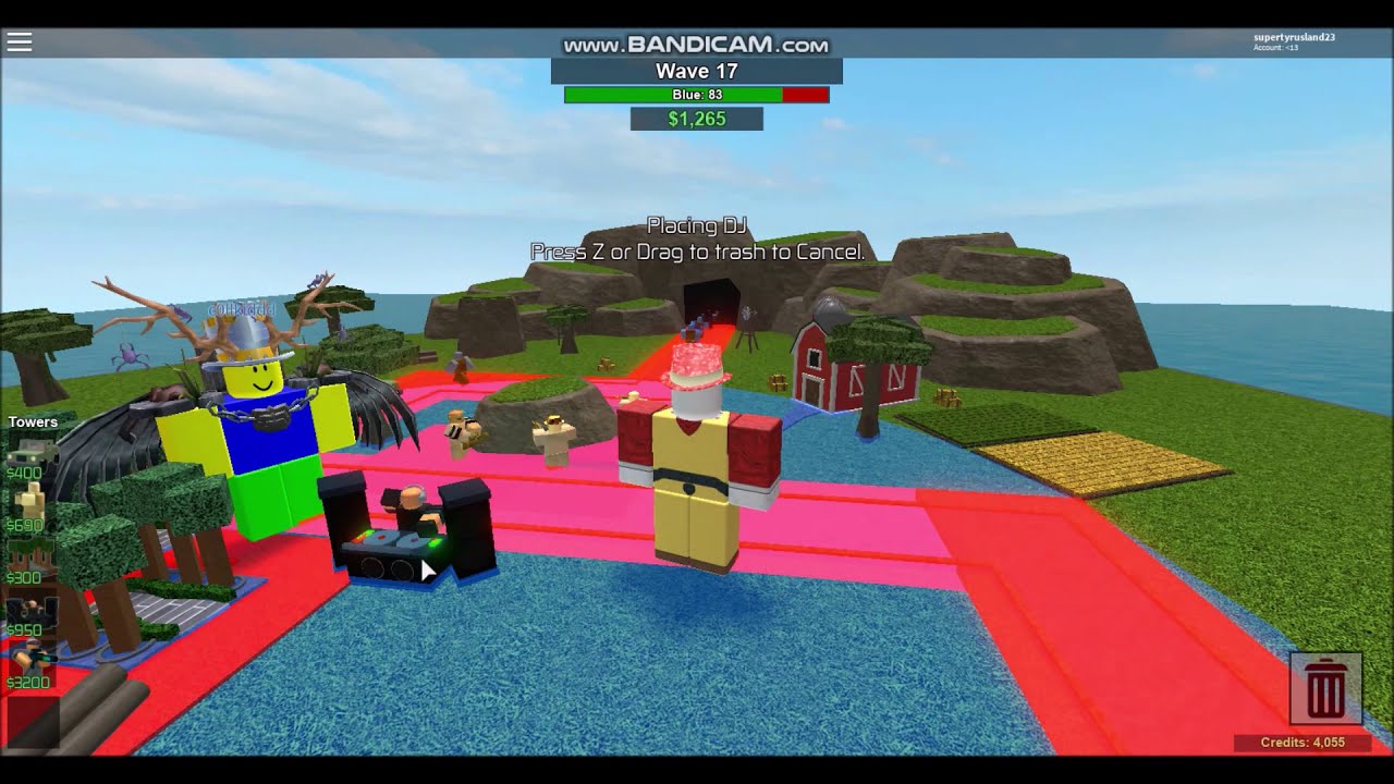 Roblox Tower Battles Farm Fields YouTube