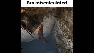 How did bro survive that😭 #shorts #assassinscreed #edit #gaming