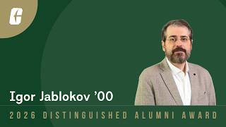 Igor Jablokov Alumni Award Video