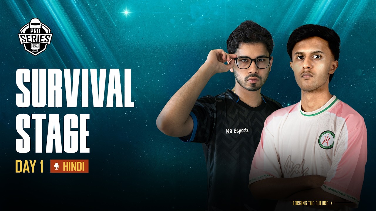 [HINDI] BMPS 2026 | SURVIVAL STAGE | Day 1 #BGMILIVE