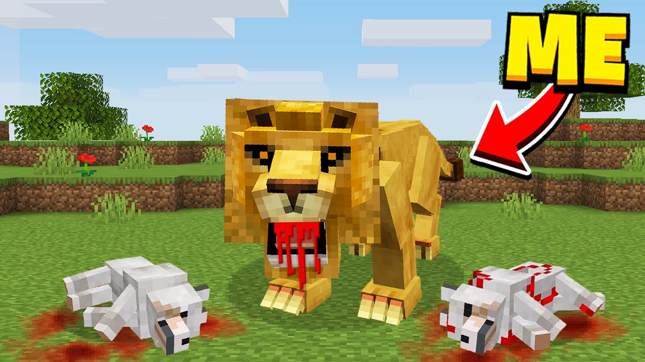 I Fooled My Friend as a LION in Minecraft