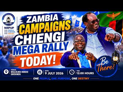 LIVE: Chiengi Rally Brian Mundubile Arrives | Zambia Elections 2026