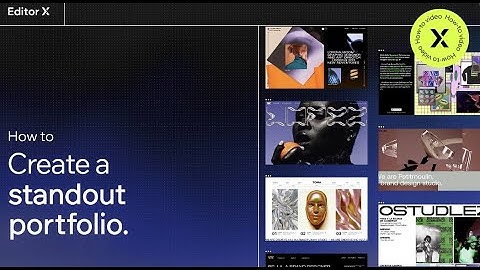 How To Create A Standout Portfolio | Editor X