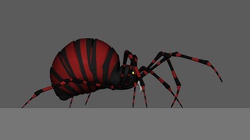 Spider Walk Cycle - Side View