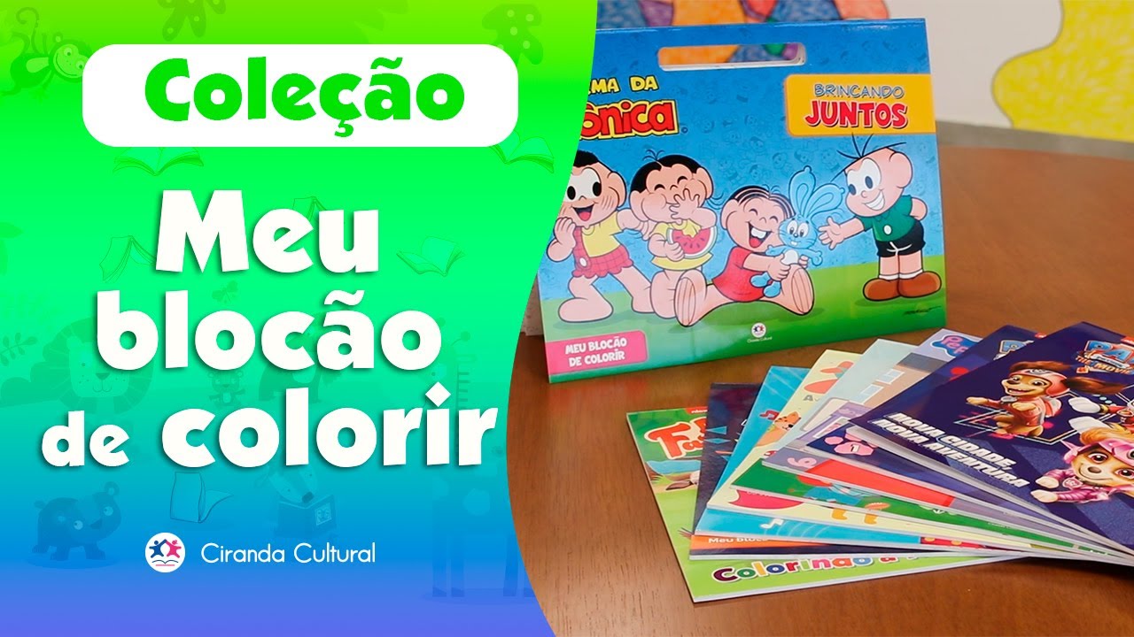 Livro Turma Da Mônica Meu Livrão De Colorir Ciranda Cultural - 9786555005851