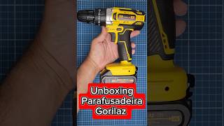 Unboxing Parafusadeira 12v Gorilaz #ferramentas #parafusadeira #tools