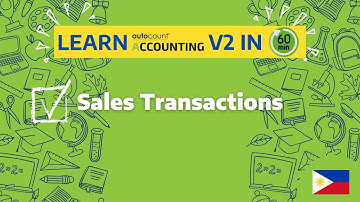 09 How to Record Sales Transactions in AutoCount Accounting V2 (PH)