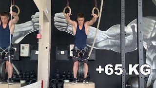 Weighted Muscle Up +65 Kg (World Record)