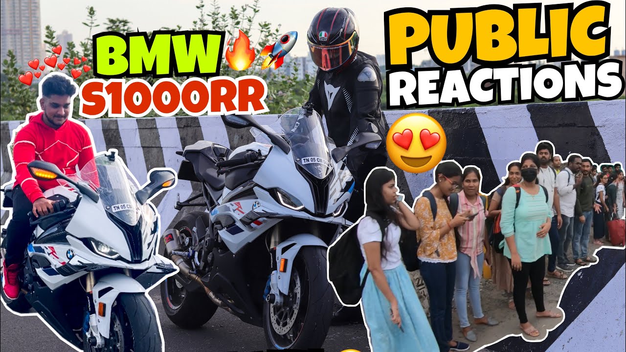 BMW S1000rr Msport 2023 Crazy Public Reactions Ever! Worth 35 Lakh!🔥