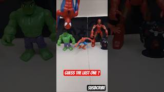 Spiderman And Hulk And Ironman And Venom #marveltoys #spiderman #hulk #shortvideo