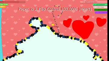 Paper. io 2 Map Control 100.00% [Heart]